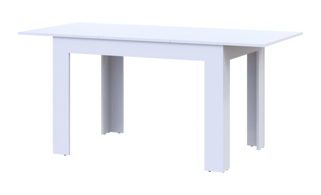 Esstisch Doros Flint Weiß 120/170x80x78 (41510128)