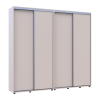 Kleiderschrank Doros Sigma Slim Schiebetüren Kaschmir 2+2 Türen 230x45x214.4 (42005592)