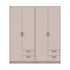 Kleiderschrank Doros Rondi Kaschmir 2+2 Türen 164x52x195 (42005616)