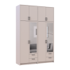 Kleiderschrank mit Spiegel und hohem Aufsatz Doros Rondi Kaschmir 2+2 Türen 164x52x260 (42005641)