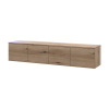 TV-Board Doros Levia Ewok Eiche 4 Türen 160x35x33 (41516094)