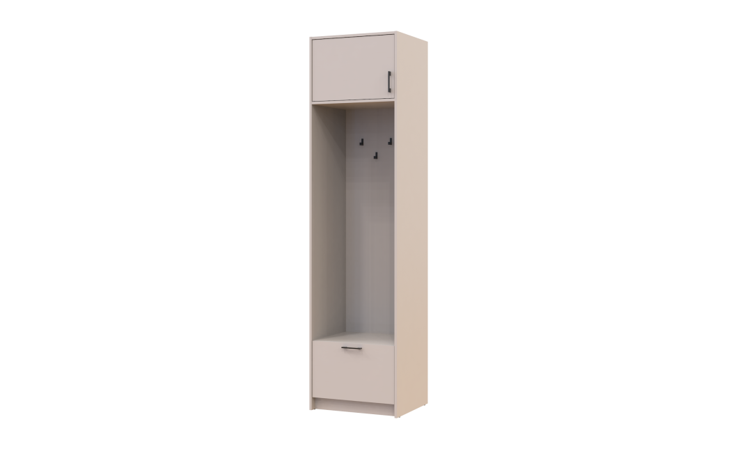Offenes Regal Doros Rondi mit Aufsatz Kaschmir 60x52x236 (42005389)