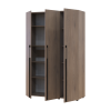 Kleiderschrank mit Regalen Doros Kasper Cremona Cannolo 3 Türen 135x48x204 (42005558)