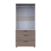 Kleiderschrank Doros Thorn Cremona Cannolo/Kaschmir 2 Türen 3 Schubladen Kleiderstange 90x51,6x200 (44900453)