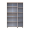 Kleiderschrank mit Regalen Doros Kasper Kaschmir 3 Türen 135x48x204 (42005559)