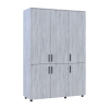 Kleiderschrank Doros Thorn Natti Kiefer 3 Türen Böden 135x51,6x200 (44900480)