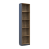 Regalsystem Doros Dale Kleiderschrank Anthrazit/Ewok Eiche 52x28x220 (41516267)