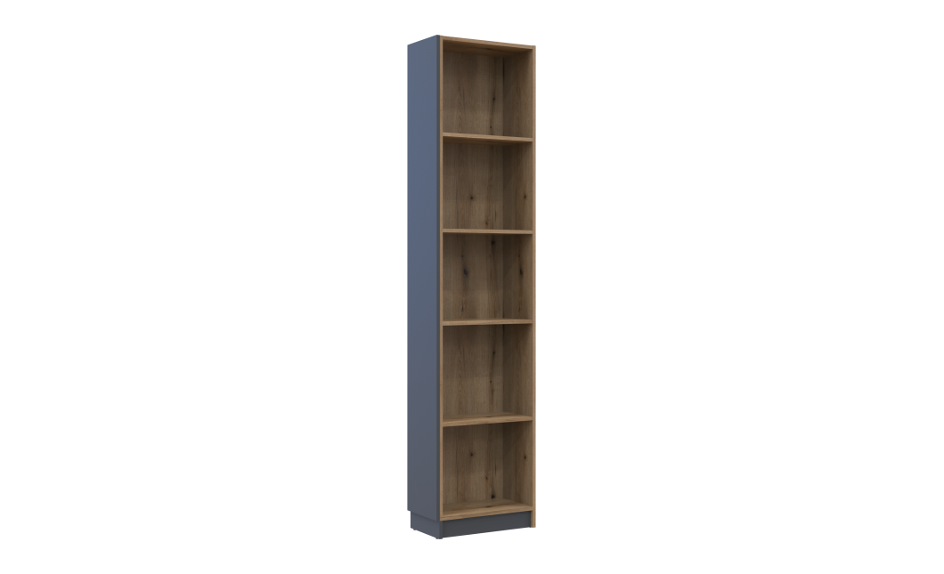 Regalsystem Doros Dale Kleiderschrank Anthrazit/Ewok Eiche 52x28x220 (41516267)