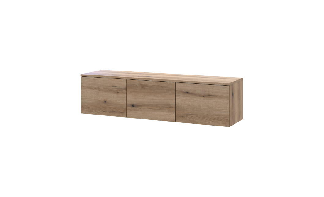 TV-Board Doros Levia Eiche Evoke 3 Türen 130х35х33 (41516290)