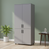 Kleiderschrank Doros Thorn Grau 2 Türen Kleiderstange 90x51,6x200 (44900439)