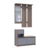 Flurmöbel Set Bela Cremona Cannolo/Grau mit Spiegel 100x40x210 (44900413)
