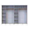 Kleiderschrank Doros Sigma Slim Schiebetüren Kaschmir 2+2 Türen 290x45x214.4 (42005604)