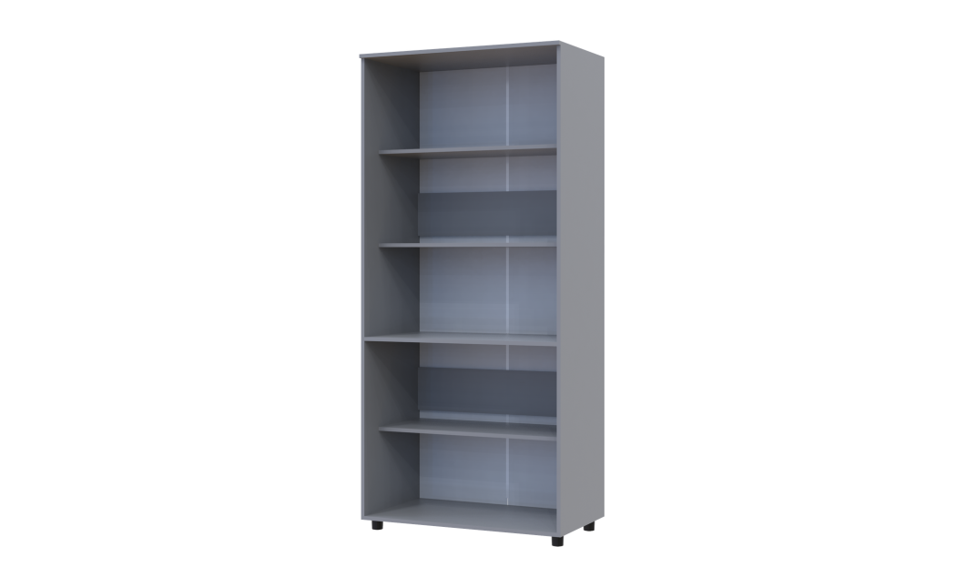 Kleiderschrank Doros Thorn Grau 2 Türen Böden 90x51,6x200 (44900440)