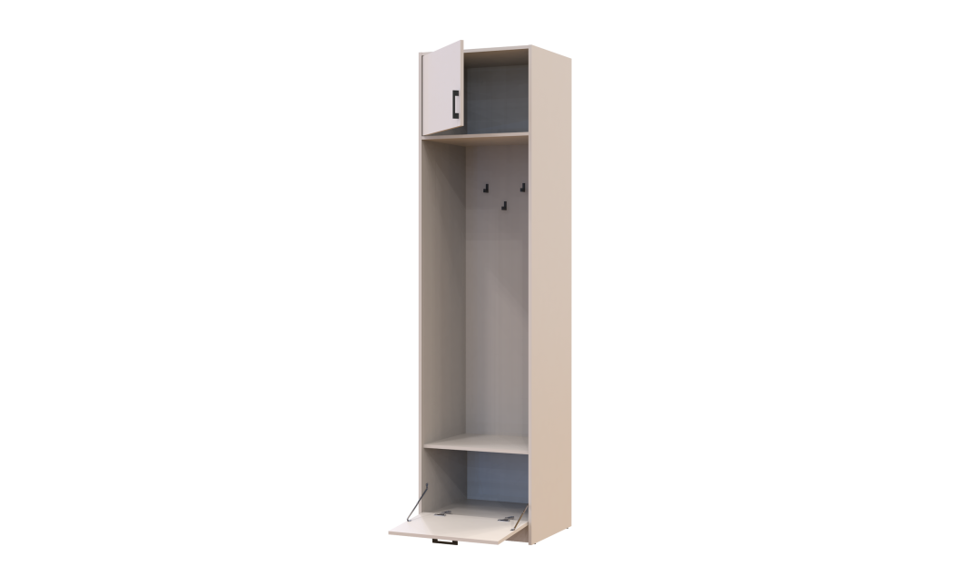 Offenes Regal Doros Rondi mit Aufsatz Kaschmir 60x52x236 (42005389)
