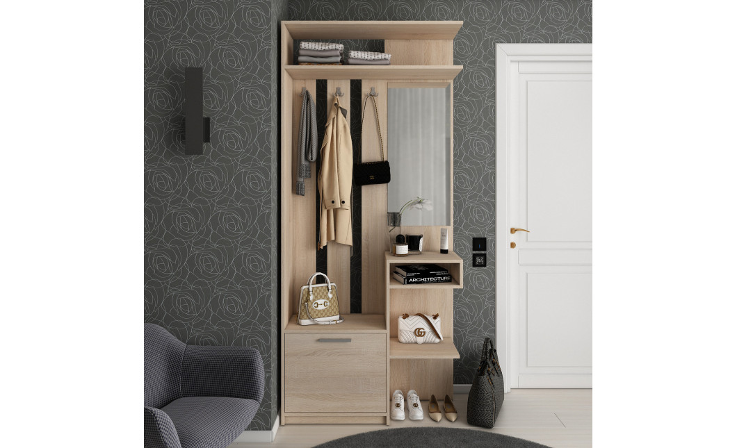 Flurschrank Doros Riviera Sonoma Eiche 91,5x30x203 (81336222)