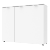 Kommode Doros Ron 6 Weiß 3 Türen 120x38x100 (41515999)