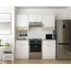Küche Doros Leia 180x60x250 Weiß / Sonoma Eiche (81000010)
