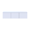 TV-Board Doros Levia Weiß 3 Türen 130х35х33 (41516288)