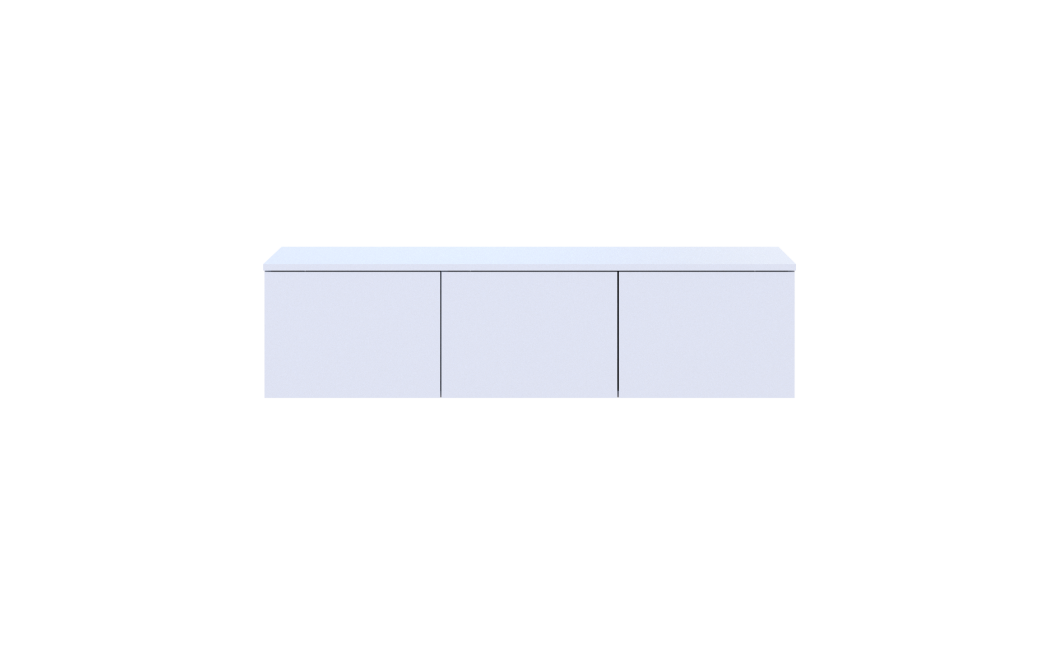 TV-Board Doros Levia Weiß 3 Türen 130х35х33 (41516288)