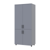 Kleiderschrank Doros Thorn Grau 2 Türen Kleiderstange 90x51,6x200 (44900439)