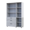 Kleiderschrank Doros Thorn Natti Kiefer/Weiß 3 Türen 3 Schubladen Böden 135x51,6x200 (44900510)