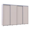 Kleiderschrank Doros Sigma Slim Schiebetüren Kaschmir 2+2 Türen 300x60x214.4 (42005607)