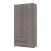 Drehtürenschrank Doros Lukas Cannolo 3 Türen 120x50x240 (44900368)