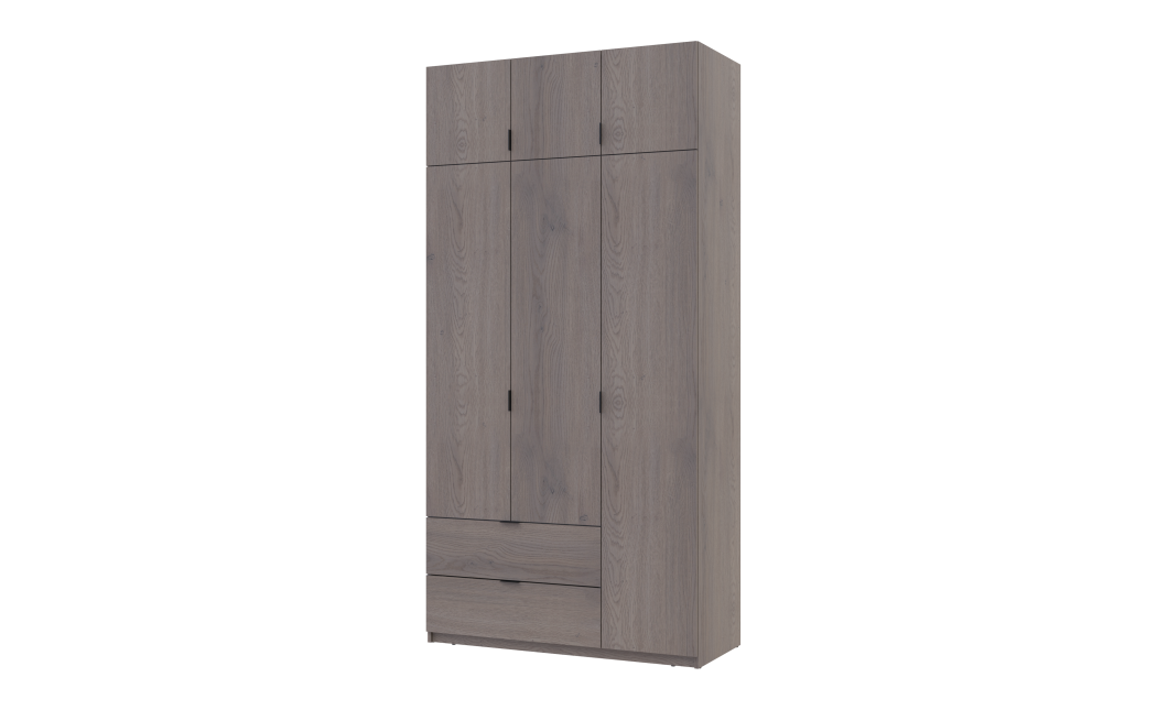 Drehtürenschrank Doros Lukas Cannolo 3 Türen 120x50x240 (44900368)