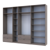 Kleiderschrank Doros Lukas Cannolo / Cannolo 3+4 Türen 300x50x240 (42005247)