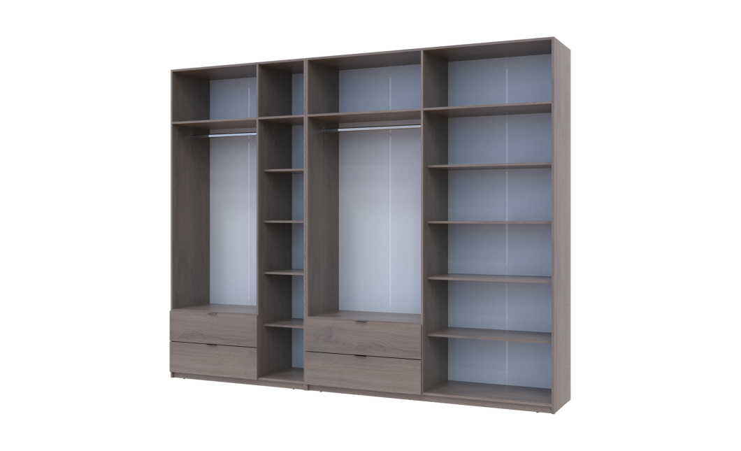 Kleiderschrank Doros Lukas Cannolo / Cannolo 3+4 Türen 300x50x240 (42005247)