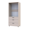 Kleiderschrank Doros Thorn Kaschmir 2 Türen 3 Schubladen Kleiderstange 90x51,6x200 (44900449)