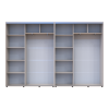 Kleiderschrank Doros Sigma Slim Schiebetüren Kaschmir 2+2 Türen 320x45x214.4 (42005610)