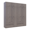 Kleiderschrank Doros Lukas Cannolo / Cannolo 3+3 Türen 240x50x240 (42005241)