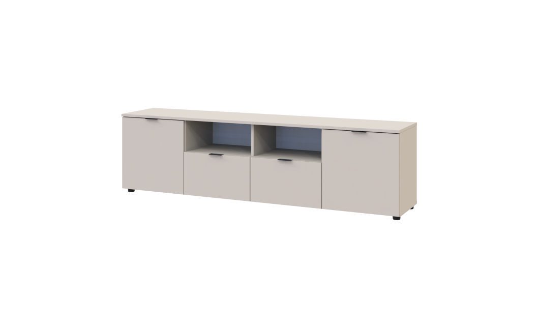 Kommode Doros Ron 4 Kaschmir 2 Türen 2 Schubladen 180x38x50 (41516046)