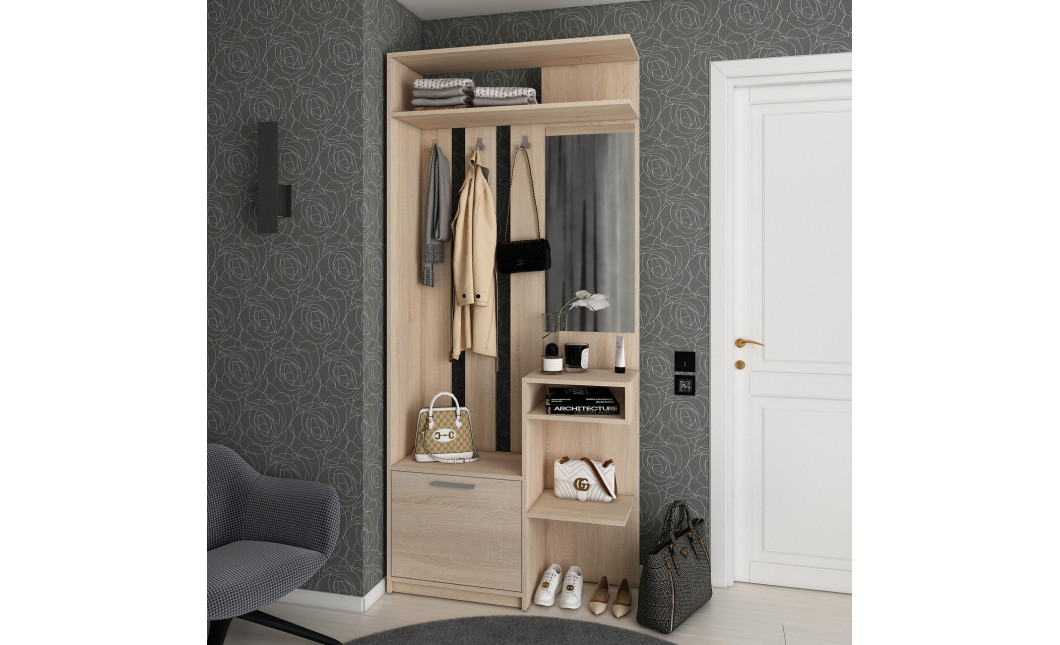 Flurschrank Doros Riviera Sonoma Eiche 91,5x30x203 (81336222)