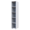 Kleiderschrank-Regal Doros Gelar Weiß 38,2x49,5x203,4 (41510102)