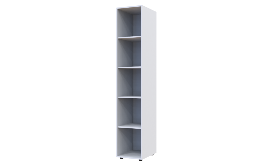 Kleiderschrank-Regal Doros Gelar Weiß 38,2x49,5x203,4 (41510102)