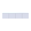 TV-Board Doros Levia Weiß 4 Türen 160x35x33 (41516091)