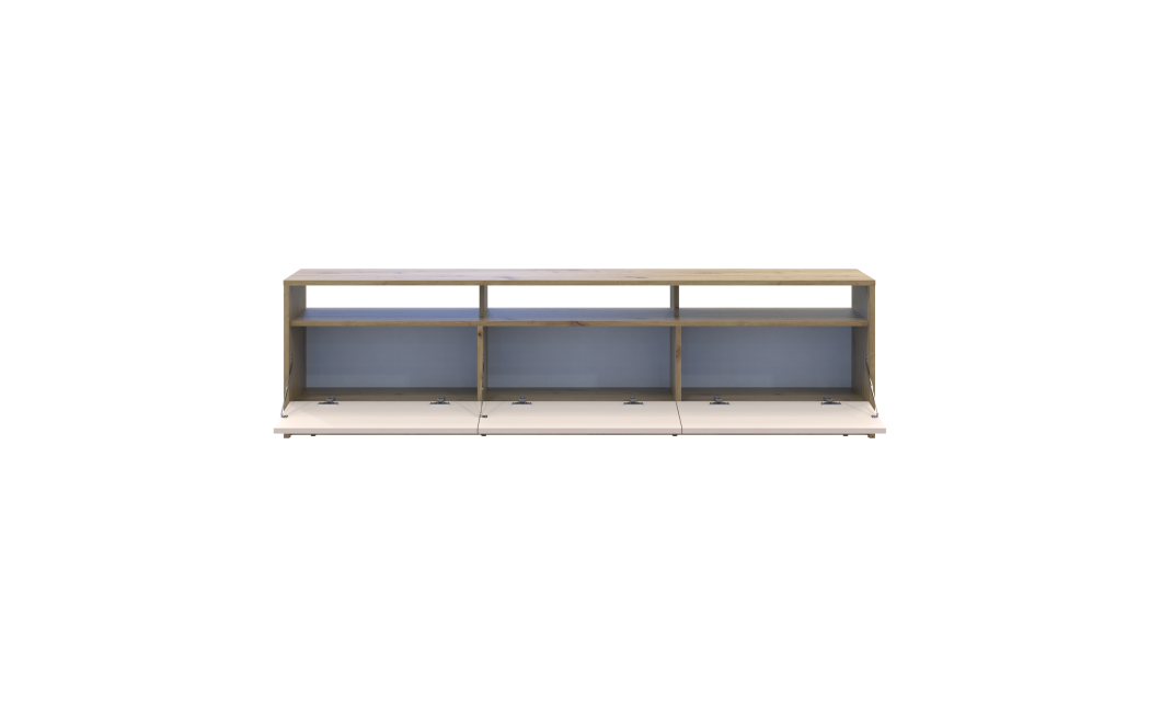 TV-Board Doros U3 Artisan Eiche / Kaschmir 180x33x43 (41516203)