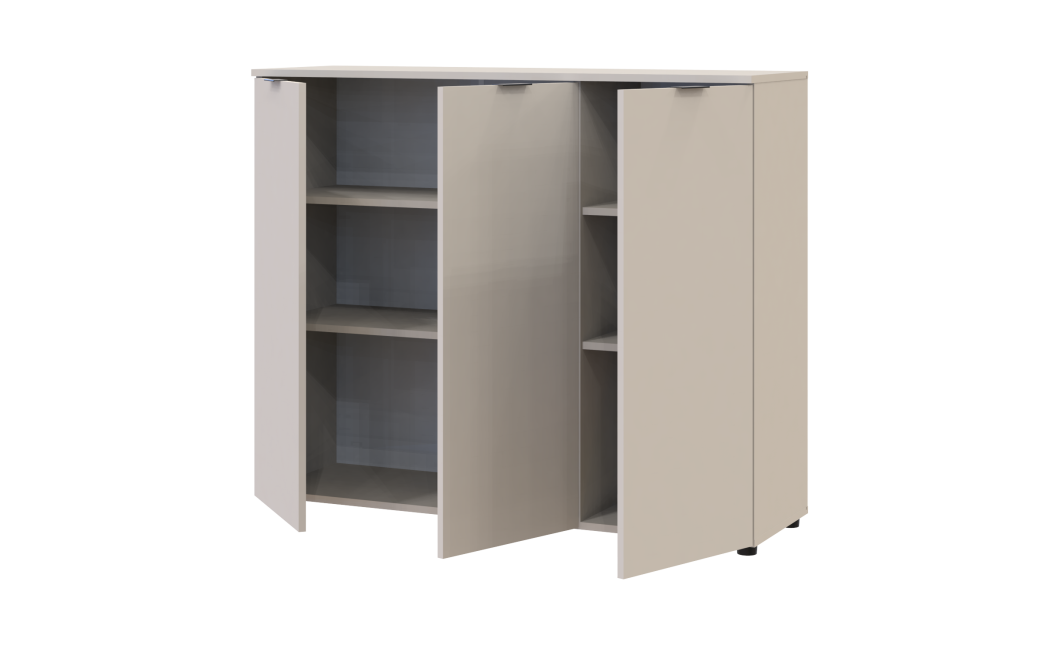 Kommode Doros Ron 6 Kaschmir 3 Türen 120x38x100 (41516048)
