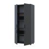 Kleiderschrank Doros Thorn Anthrazit 2 Türen Böden 90x51,6x200 (44900444)