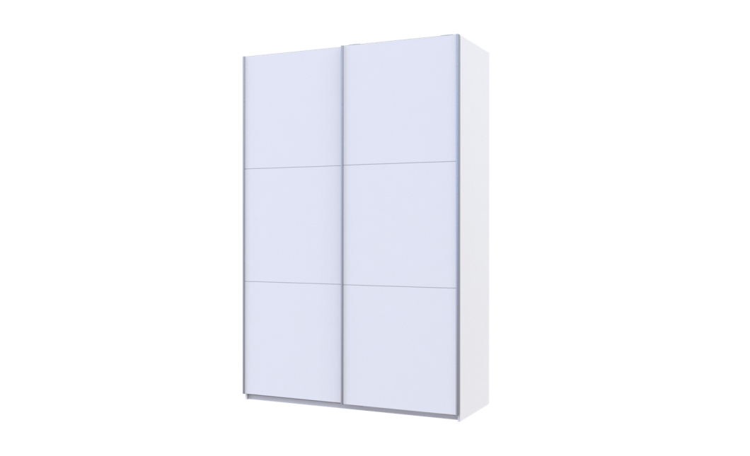 Kleiderschrank Doros G-Caiser Schiebetüren Weiß 2 Türen 160x60x240 (42002104)