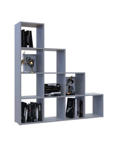 Regalsystem Doros Step 4x4 Grau offen 136,2x28,8x140,7 (41516179)