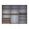 Kleiderschrank mit Regalen und Schubladen Doros Kasper Cremona Cannolo 2+2+2 Türen 270x48x204 (42005731)