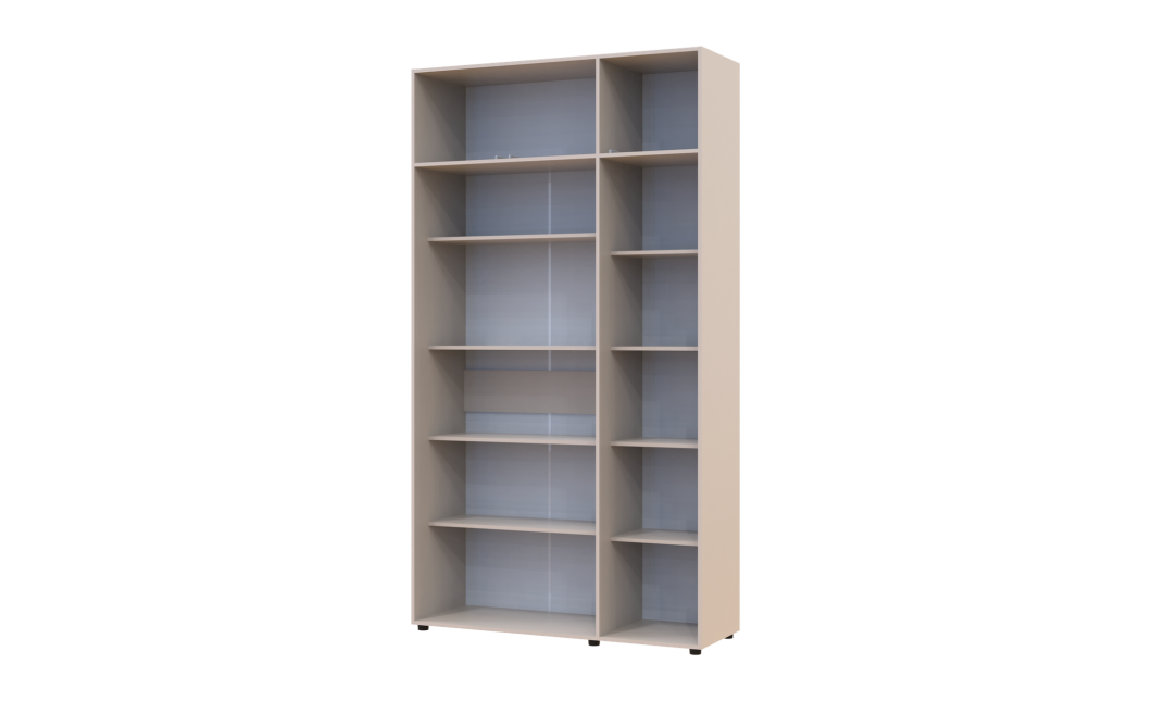 Kleiderschrank mit Regalen und Aufsatz Doros Kasper Kaschmir 3 Türen 135x48x245 (42005564)
