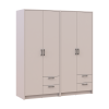 Kleiderschrank Doros Rondi Kaschmir 2+2 Türen 164x52x195 (42005616)