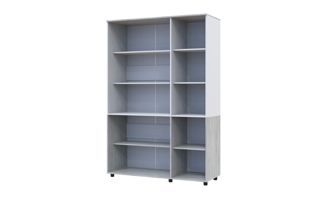 Kleiderschrank Doros Thorn Natti Kiefer/Weiß 3 Türen Böden 135x51,6x200 (44900508)