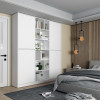 Kleiderschrank Doros Morgan Weiß 2 Türen 180x38,5x210 (42001246)