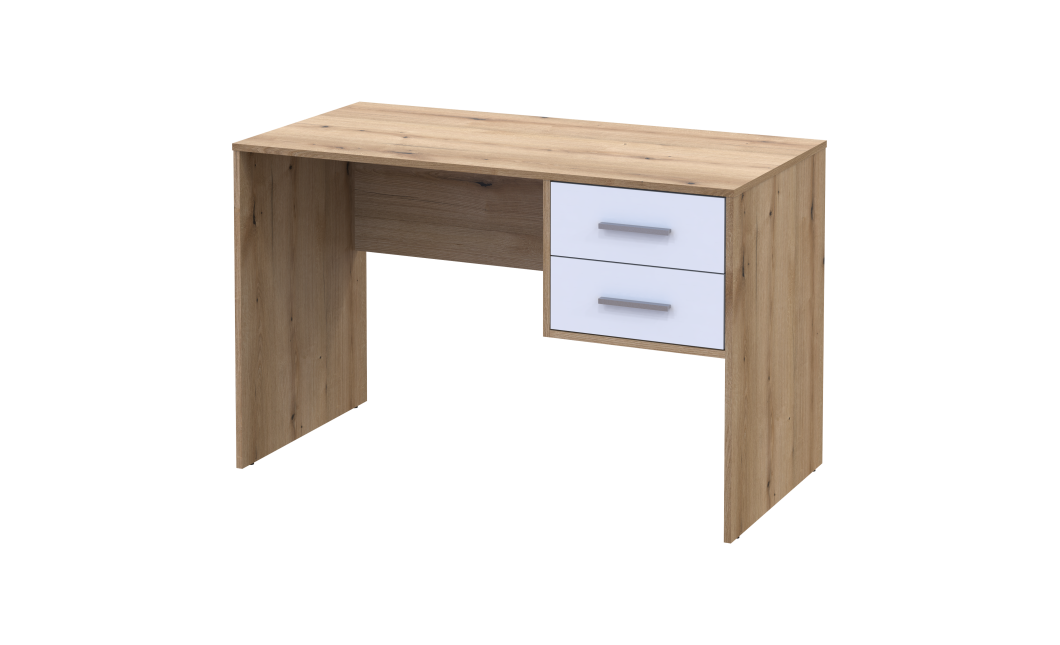 Computertisch Doros T2 Ewok Eiche Weiß 120x60x75 (81339331)