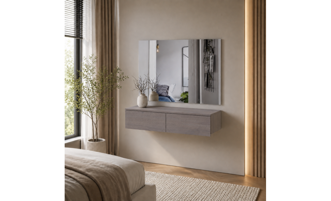 Möbelset Doros Levia mit Spiegel Cannolo 100x32x100 (42005238)